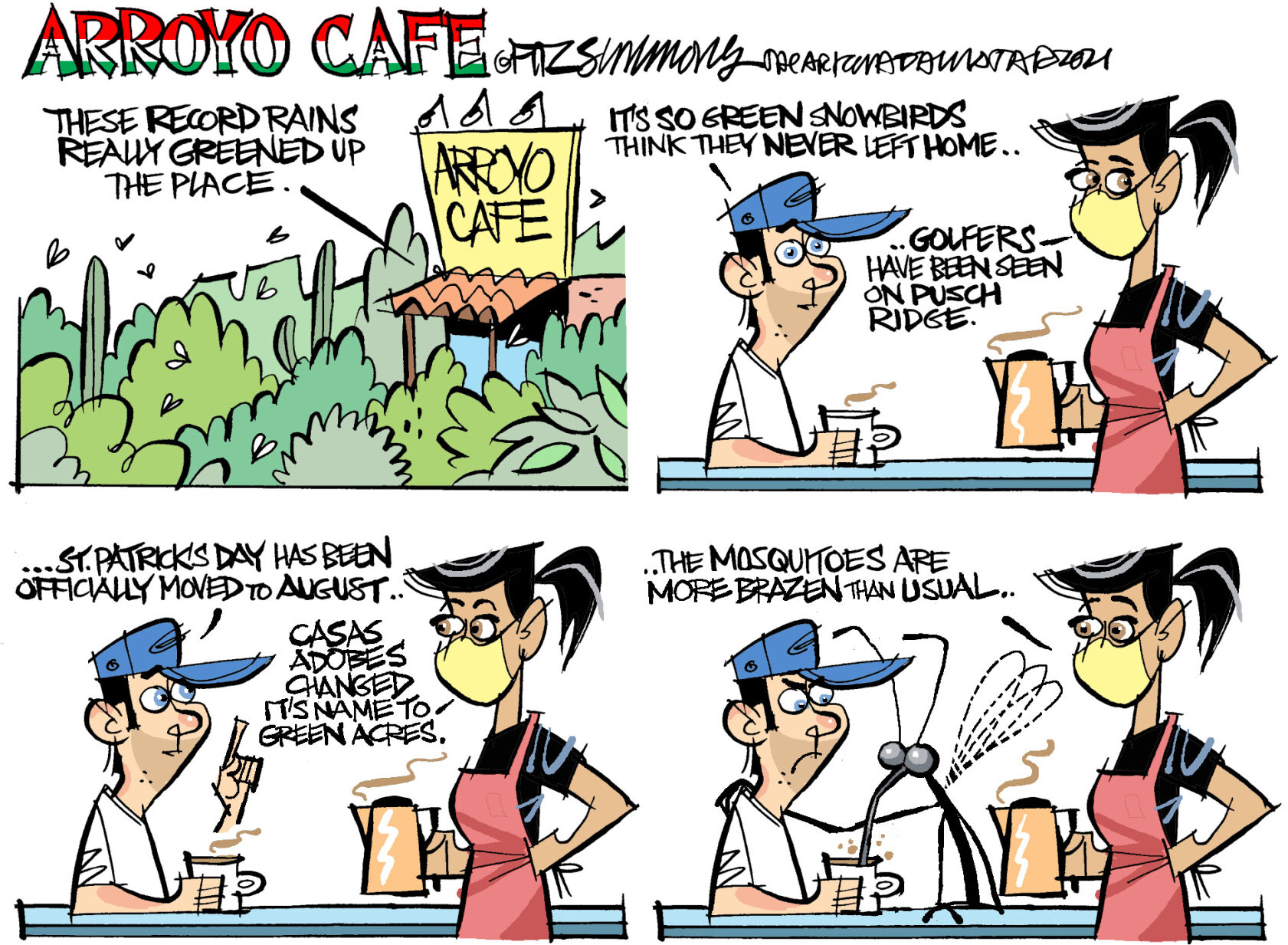 Daily Fitz Cartoon: Rain